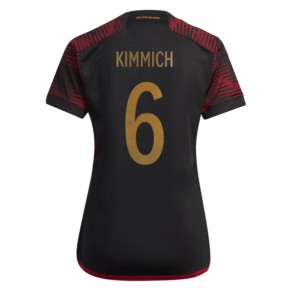 Tyskland Joshua Kimmich #6 kläder Kvinnor VM 2022 Bortatröja Kortärmad